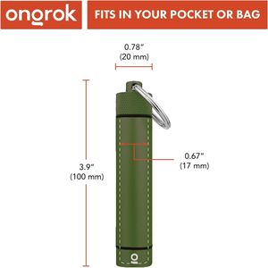 Portachiavi in Alluminio Premium con Tubo di Stoccaggio Ermetico Tascabile e Portachiavi Piccolo - Product Image 2