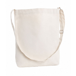 Sac fourre-tout en toile de coton 100% écologique avec logo personnalisé, sac de shopping réutilisable résistant avec bandoulière réglable - Product Image 1