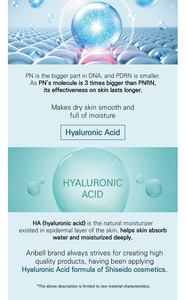 Ampoule Aqua Rafraîchissante pour l'Hydratation de la Peau, Sérum Aribell PN ADN de Saumon avec Acide Hyaluronique pour une Texture de Peau Radieuse et Éclatante - Product Image 6