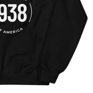 Sudadera Unisex Negra con Cuello Redondo, Gráfico Bordado en Círculo, Forro Polar, Manga Larga, Ropa Casual de Moda - Product Image 5