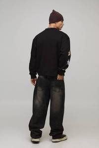 OEM Screen Printed <b>Custom</b> Men's Sweatshirt Personalized Long Sleeve Streetwear Casual Wear <b>Custom</b> Design Apparel Top Clothing - Product Image 5