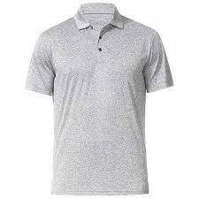 Camisa Polo de Golf y Trabajo Transpirable de Corte Moderno en Gris Jaspeado de Micah Corporation, Calidad de Exportación Premium y Suave - Product Image 3