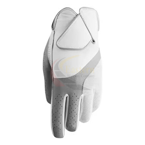 Gants de golf en cuir Cabretta de haute qualité avec logo personnalisé, gants de sport respirants et luxueux pour hommes - Product Image 3