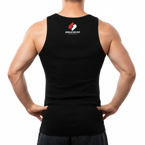 Logo Custom Plus Size Breathable Cotton Sporty Gym Fitness Workout Athletic Running Training Muscle <b>Stringer</b> Crop <b>Vest</b> Tank Top - Product Image 6