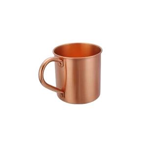 Tasse en cuivre souple pour service de table, martelée avec doublure polie pour mulet de moscou, taille personnalisée, poignée en cuivre, pour la maison - Product Image 1