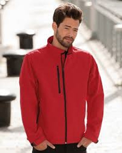 Veste Softshell Homme Haute Visibilité Bicolore Coupe-Vent Performance Cyclisme Vêtement de Travail Extérieur Fermeture Éclair Intégrale Personnalisable OEM Veste de Sport - Product Image 2