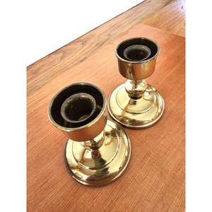 High Standard Brass Candlestick Holder Set Durable Home Decoration Metal Candle Holders - Product Image 5