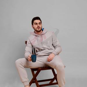 Conjunto Deportivo para Hombre, Talla Grande, Grueso, de Algodón Transpirable, Resistente al Viento, con Pantalones Deportivos - Product Image 5