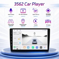 Autoradio Android 13 10 pouces 2 Go 32 Go RK3562 avec écran tactile, navigation GPS et entrée caméra AHD
