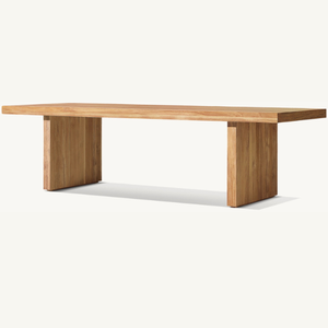 Mesa de madera de teca en oferta, ideal para cenar en el jardín para grandes eventos, con un estilo moderno y resistente a la intemperie. - Product Image 2