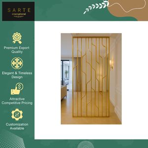 Luxury Stainless Steel Foldable Waterproof Laser Cut Water Bubble Sliding Partition Panel <b>Room</b> <b>Divider</b> for Living <b>Room</b> Use - Product Image 2