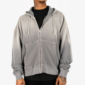 Sudadera con capucha estilo vintage OEM, lavada, con corte holgado, para minoristas de moda moderna y marcas de ropa. - Product Image 6