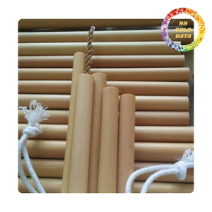 Bamboo <b>straws</b> reusable eco friendly natural drinking <b>straws</b> for food service industry supply - Product Image 2