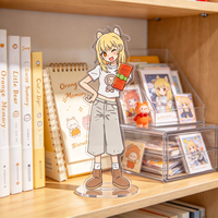 Plaque acrylique personnalisée Fille Anime – Présentoir transparent de personnage féminin de dessin animé pour décoration intérieure, cadeau promotionnel, usine OEM ODM