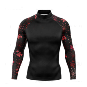 Commande en gros de chemises de compression à manches longues pour femmes, imprimées numériquement, pour le MMA - Product Image 4