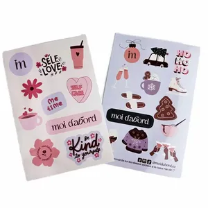 Custom Printed <b>Fruit</b>-Shaped Vinyl <b>Stickers</b> Cartoon Waterproof Kiss Cut Labels <b>for</b> Hamburger Packaging - Product Image 2