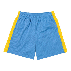 Shorts de plage décontractés personnalisés avec logo OEM, en maille respirante par sublimation, taille élastique, séchage rapide, grandes tailles, couleur unie - Product Image 6