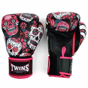 Nuevos Guantes de Boxeo Personalizados en Color Azul, de Cuero Vacuno Auténtico, con Cordones, para Entrenamiento y Sparring de MMA y Muay Thai - Product Image 5