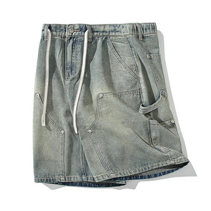 Nuevos Shorts de Mezclilla Transpirables Lavados Personalizados, Shorts Premium Lavados al por Mayor, Diseño Elegante de Algodón, Jeans para Hombre - Product Image 3