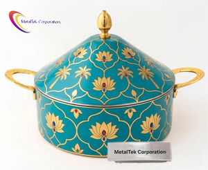 Trending Arabic Stainless Steel Luxury Food Warmer 2-3L Heavy Duty Designer Hot Pot Rust Proof Commercial Casserole Coockware - Product Image 5