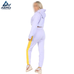 2026 Top Demand Product Women Tracksuit Long Sleeve Crop Tops Pants <b>Sets</b>, In Best Price Plus Size Ladies Gym Crop Tracksuits - Product Image 6