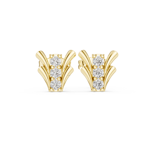 Pendientes Redonez de aro grandes de plata chapada en oro de 14 quilates para mujer, joyería de moda ligera - Product Image 5