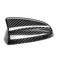 Coque de protection d'antenne de toit en fibre de carbone véritable Blackstone Shark Fin HS-139 compatible Dodge Charger 2015-2022, décoration extérieure de voiture