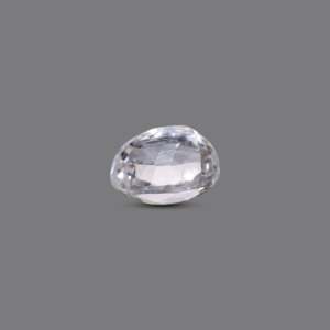 Certified Wholesale 4.75 Carat Natural White Zircon Loose Gemstone Brilliant Cut AAAAA Quality - Product Image 3