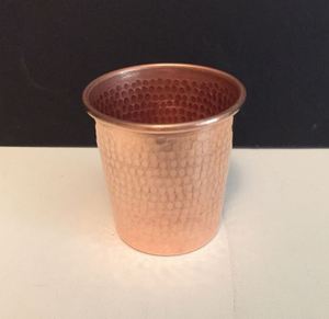 OEM Copper Glass Tumbler Manufacturer Ayurvedic Water Cup Custom Logo Metal <b>Drinkware</b> Supplier Export Quality - Product Image 3