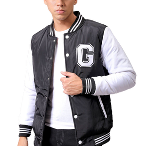 Custom Vintage School College <b>Mens</b> Varisty <b>Jackets</b> Leather sleeves Wool Letterman Crop <b>Varsity</b> <b>Jacket</b> ladies baseball chenille - Product Image 1