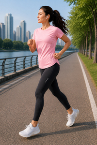 Camiseta de Yoga para Mujer, Manga Larga, Transpirable, Ajustada, Ropa Deportiva, Top de Yoga para Mujer - Product Image 5