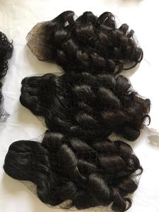 Cabello Remy humano crudo de la mejor calidad, visón vietnamita, encaje negro HD, extensión de tejido de pelo Frontal crudo, máquina de 8-32 pulgadas, trama Doble - Product Image 4