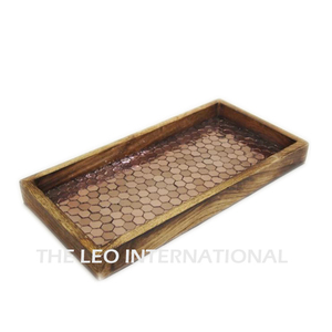 With Rope Handle Wholesale Premium Quality Material Serving <b>Tray</b> for Catering and Dining for Food Serving Creative <b>Tray</b> - Product Image 5