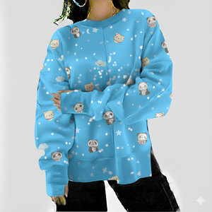 <b>Warm</b> Lifestyle Essential Women Sweatshirt Crew Neck OEM ODM Manufacturing Cozy Fabric <b>Winter</b> Fashion Bulk Supply - Product Image 1