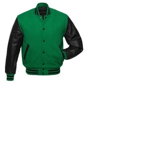 แจ็คเก็ตวาร์ซิตี้คุณภาพสูงสำหรับผู้ชาย ระบายอากาศได้ดี รับสกรีนโลโก้ แฟชั่นแจ็คเก็ตเลตเตอร์แมน แจ็คเก็ตเบสบอลแบบเรียบ ย้อมสีพื้น ไซส์ XS ปี 2026 - Product Image 4