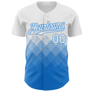 Camiseta de Béisbol de Poliéster de Secado Rápido OEM, 100% Poliéster, Tejido de Malla, Color Blanco, Unisex, Ropa Deportiva de Béisbol, Camisetas Sublimadas - Product Image 3