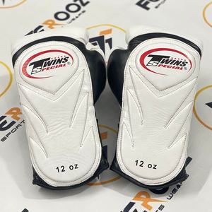 Gants de boxe Muay Thai jaunes et blancs de haute qualité, nouveau design, pour entraînement de kickboxing, entraînement en salle de sport, en cuir véritable, gants MMA - Product Image 6