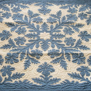 Broderie exquise courtepointes couverture 100% pur coton fait à la main 42 "x 42" hawaïen fabriqué de qualité supérieure couettes de lit en gros OEM - Product Image 1