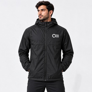 2027 <b>Men's</b> <b>Lightweight</b> Breathable Softshell <b>Jacket</b> Hooded Zip Up Outdoor Windproof <b>Jacket</b> for Hiking Clothing Travel <b>Jacket</b> - Product Image 2