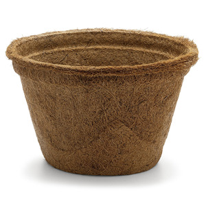 Large garden pots eco-friendly coco husk fiber pot factory price coconut coir <b>plant</b> <b>basket</b> - Product Image 1