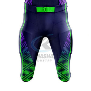 Uniformes de football américain pour hommes adultes sur mesure de haute qualité, fabriqués en tissu polyester respirant et durable - Product Image 4