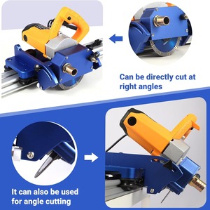 Coupe-carreaux orbital électrique, meuleuse d'angle 2300W 8000 tr/min, longueur de coupe 71 pouces, lames pour coupe humide et sèche, biseautage et chanfreinage - Product Image 4