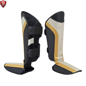 Protège-tibias en PU avec fermeture auto-agrippante pour la protection sportive des adultes, design léger - Product Image 3