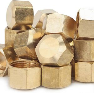 ฝาครอบอัดแรงดันคุณภาพสูงแบบกำหนดเอง (AOL-104) ข้อต่อทองเหลือง ชิ้นส่วนท่อทองเหลือง - Product Image 1