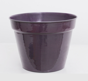 Green Ceramic Look Flower Pot Round Glazed Planter for Indoor Outdoor Use - Product Image 3