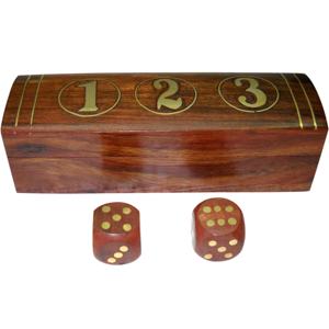 2025 nouveau Design indien artisanat poli Sheesham bois forme carrée en bois dés incrustation boîte maison décorative article haut produit - Product Image 1