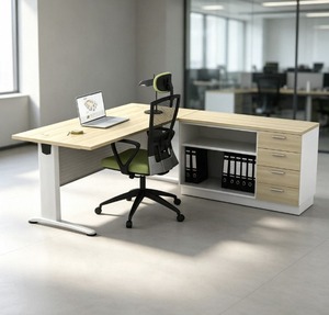 Escritorio Ejecutivo Moderno y Duradero con Superficie de Madera, Muebles de Oficina Contemporáneos para Ensamblar, Espacio de Trabajo de 6 Pies, Uso Comercial - Product Image 4