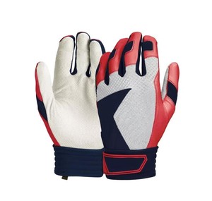 RTS 2026 Hot Selling Cabretta Leather Red and Black Baseball Batting <b>Gloves</b> for Men Youth Breathable Lightweight Order Now - Product Image 2