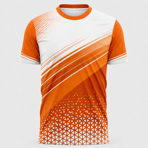 Custom Sublimation Soccer T Shirt Short Sleeve Football Training Jersey Team Uniform Print Tee <b>Men</b> Breathable Polyester Adult - Product Image 5