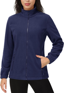 Customized Breathable Polar <b>Fleece</b> <b>Jacket</b> Embroidery Custom Logo for Women-Outdoor Winter Casual <b>Jacket</b> Quick Dry Reversible - Product Image 2